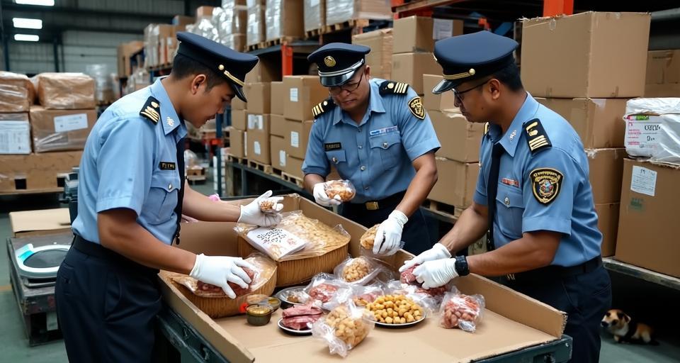 印尼查获3万多件违规食品