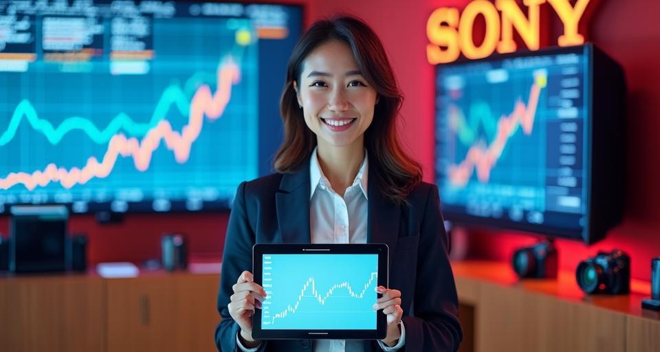 索尼股价连续两日上涨，一季报公布后涨6%