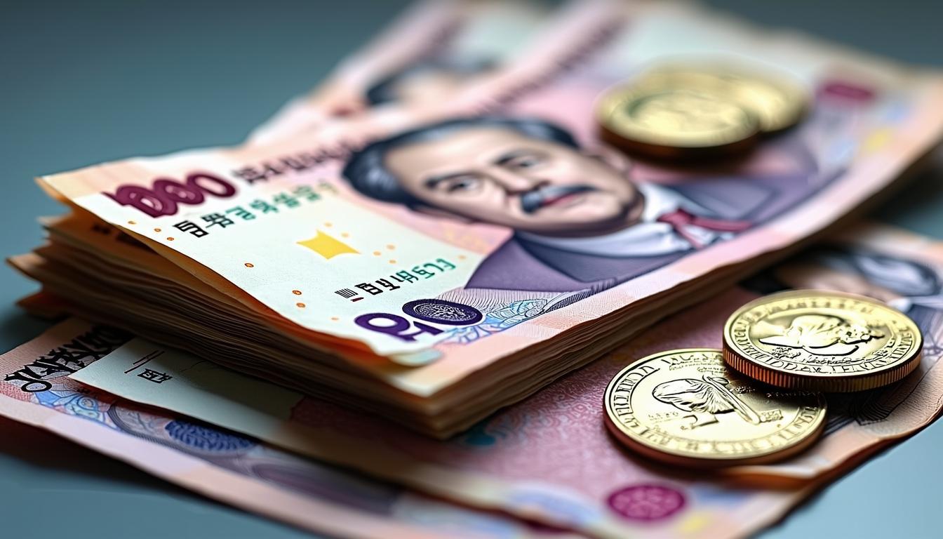 韩元兑美元汇率突破1470关口,创7个月新高