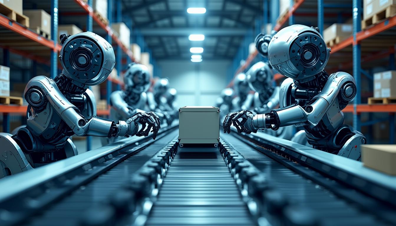 德国跨境仓引入立镖3D分拣系统