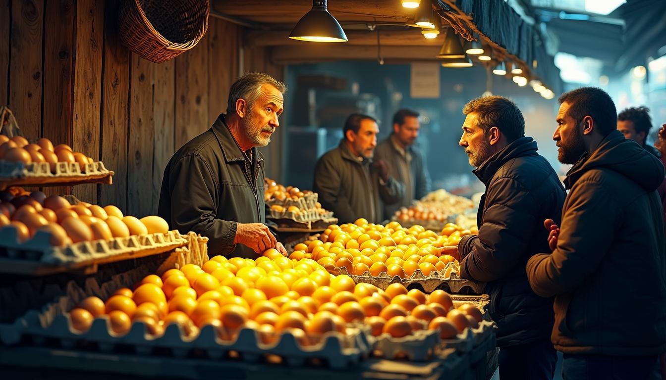 法国节日鸡蛋供应紧张：极端天气与需求高峰致部分超市断货